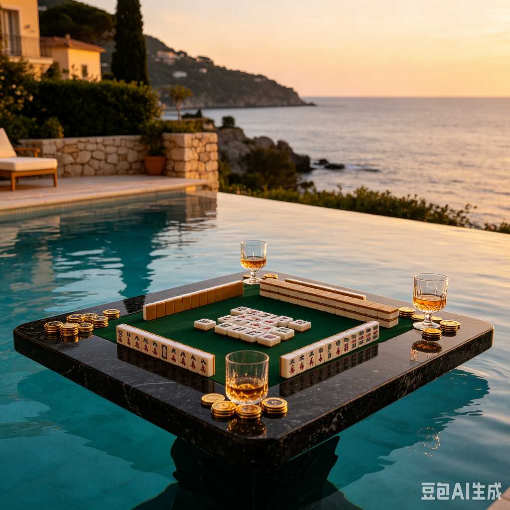 green transparent mahjong tiles