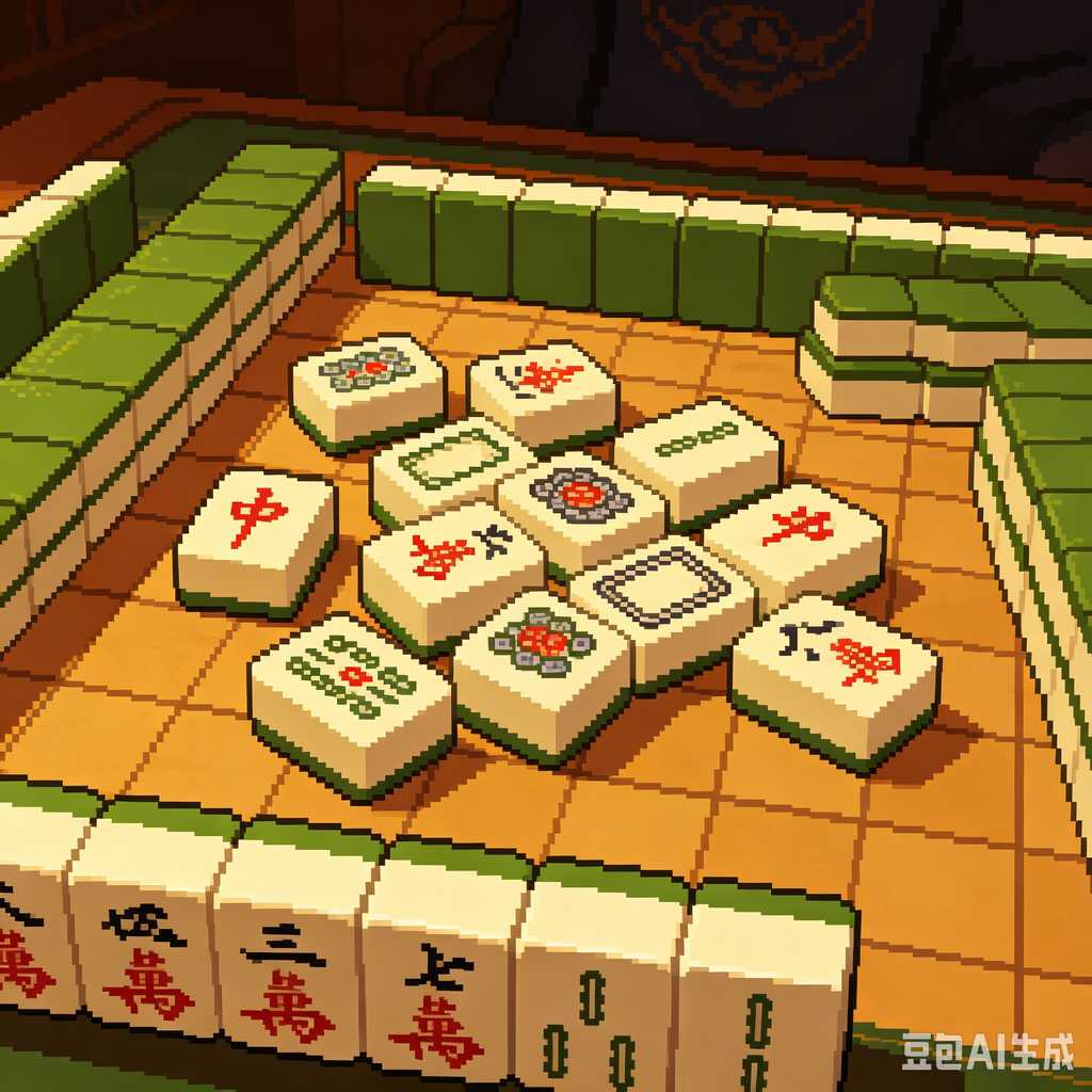 fine polished mahjong set